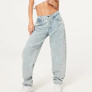 Good American Good 90’s Loose Jeans Blue725 Size 8